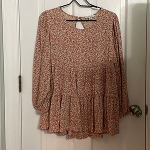 Large American Eagle Floral Top
